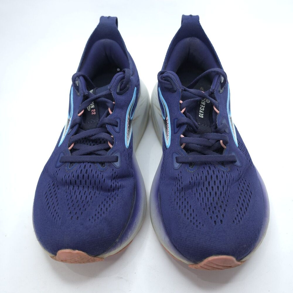 Brooks Glycerin GTS 22 Women's Size 7.5 B (Medium) Running Shoes Blue - Picture 2 of 8